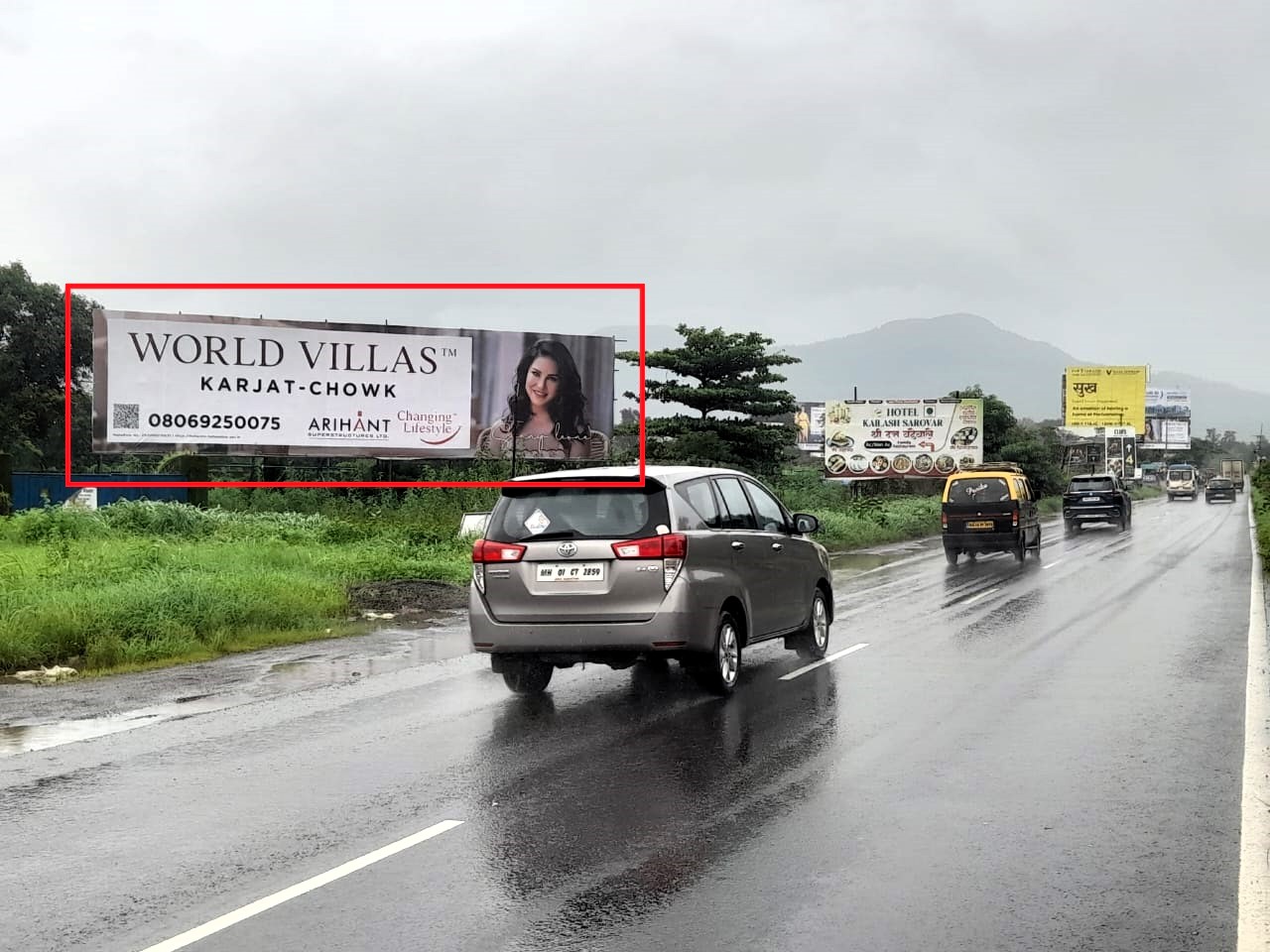 Chowk nr Karjat phata hoarding